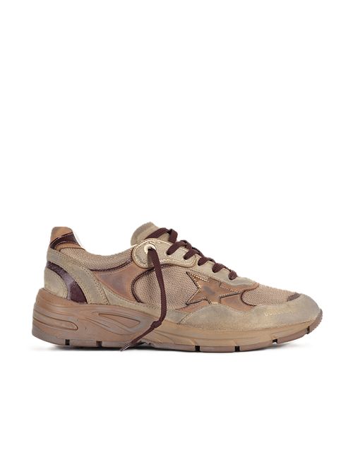 Golden Goose Sneakers Running Dad - Camel Beige Tobacco Golden Goose | GMF00884.F008609.55792CARAMEL/BEIGE/BURGUNDY/TOBACCO